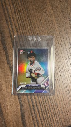 Darren Baker 2024 Topps NOW #626SP 1st Hit Rainbow Foil Image