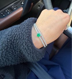 Two tennis bracelets