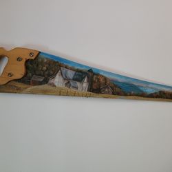 Painted saw