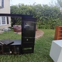 Brown OAk Entertainment Center 