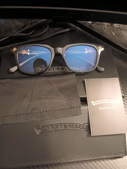 Chrome heart glasses