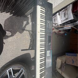 Roland Juno-DS 88 Keyboard and Yamaha HS5 Studio Monitors with Stands