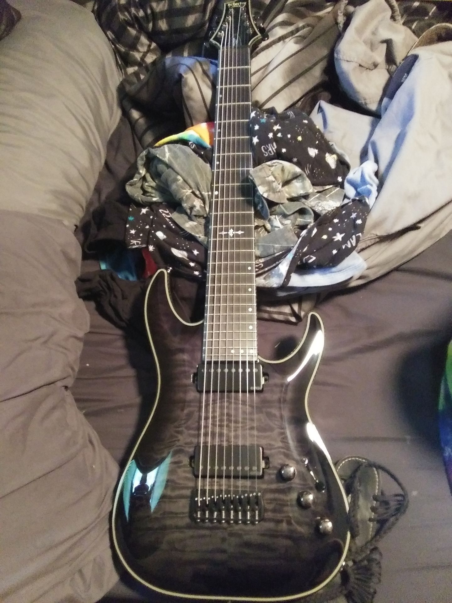 Used Schecter 8 String Schecter diamond series 8 string for Sale in Tacoma, WA - OfferUp