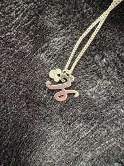 Disney Initial “H” with Mickey Mouse Necklace
