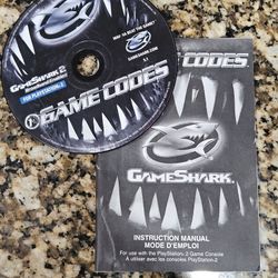 GameShark 2 Playstation 2 Ps2 Game Shark Cheat Codes Game Video Guide NO BOX Disc Only W/ Manual