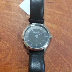 Kenneth Cole Leather Band Watch