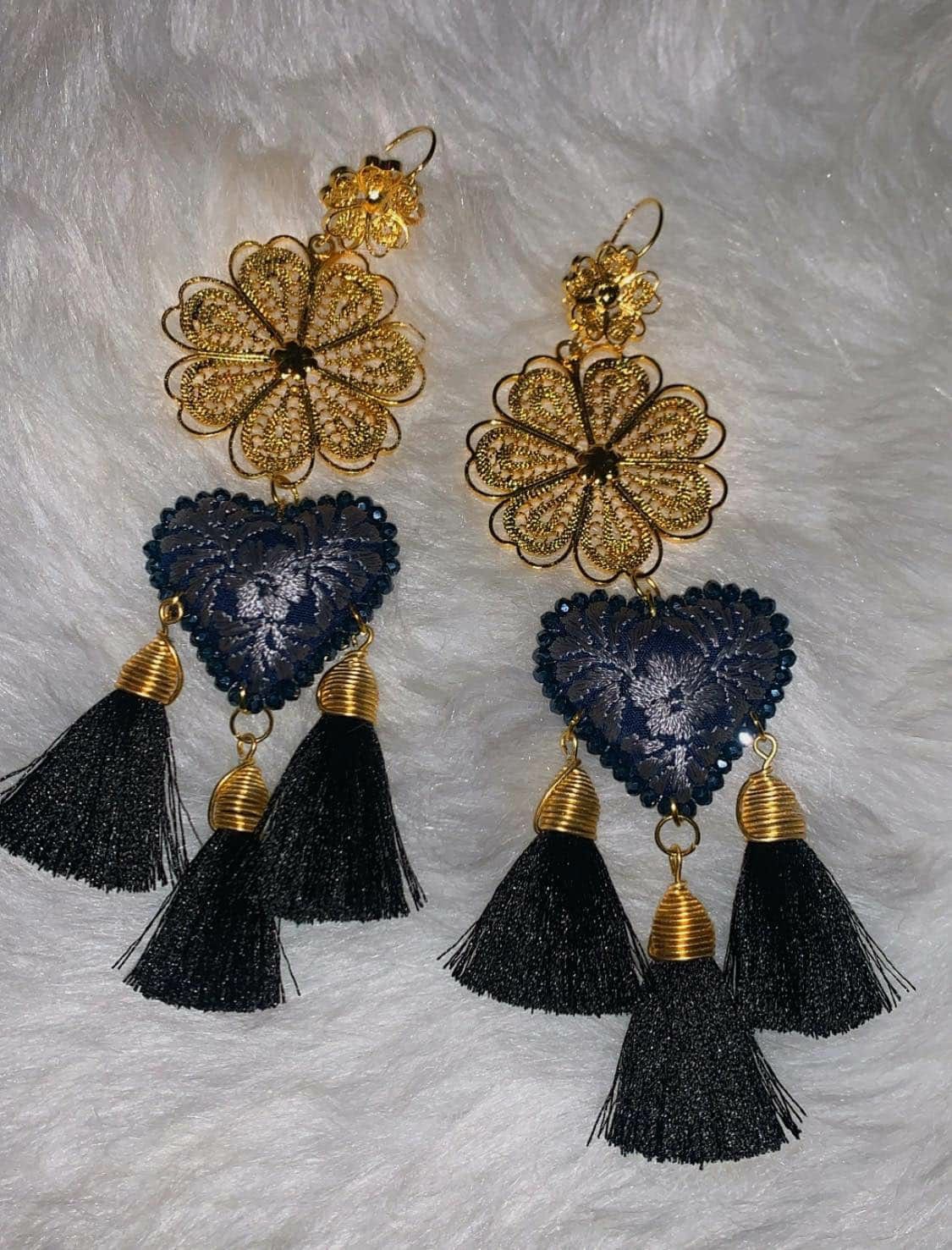 Aretes de filigrana , hechos a mano!