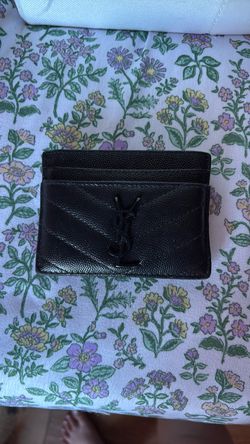 Black Leather Card Holder