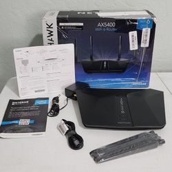 NETGEAR Nighthawk WiFi 6 Router (RAX54S) 6-Stream AX5400 5.4 Gbps