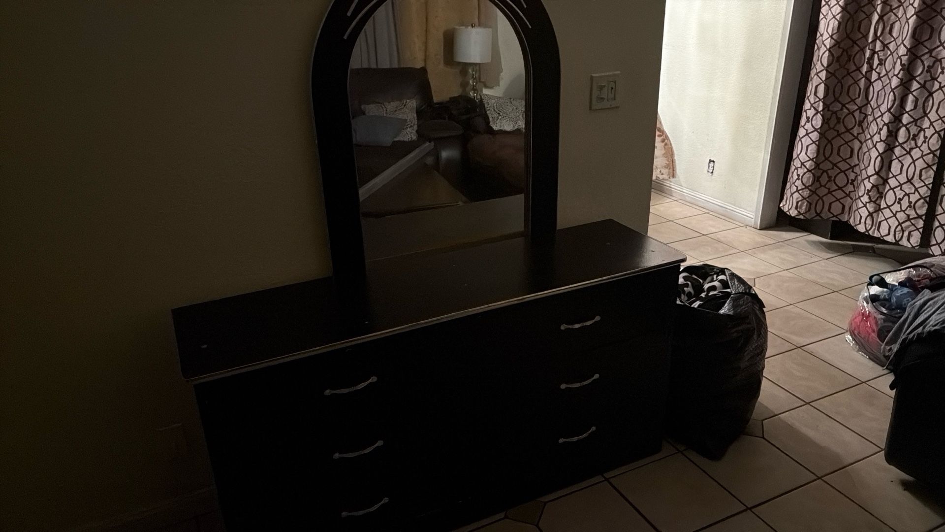 Dresser And Mirror