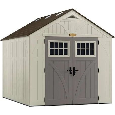 For Sale: Like-New Suncast 8' x 10' Heavy-Duty Resin Tremont Storage Shed 