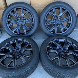 22” Chevy Tahoe Silverado Suburban High Country RST Premier Wheels Rims Tires OEM