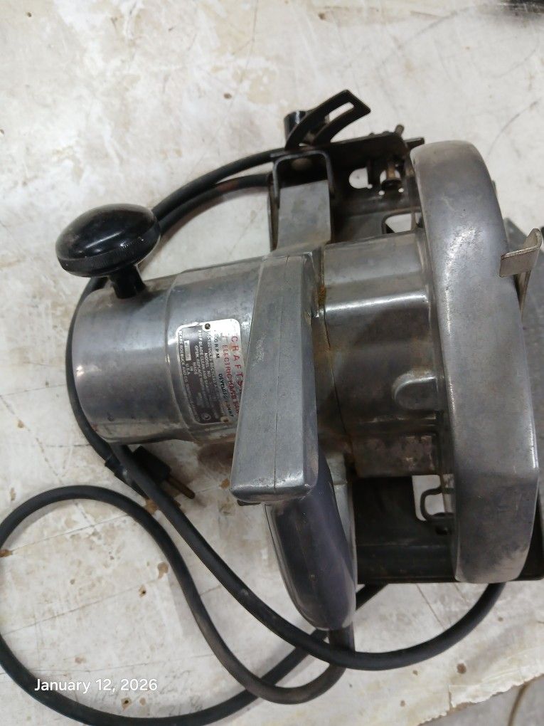 1 3/4 HP CRAFTSMAN CIRCULAR SAW