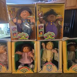 Vintage Cabbage Patch Kids Lot – Snacktime Kids + 1985 Preemies
