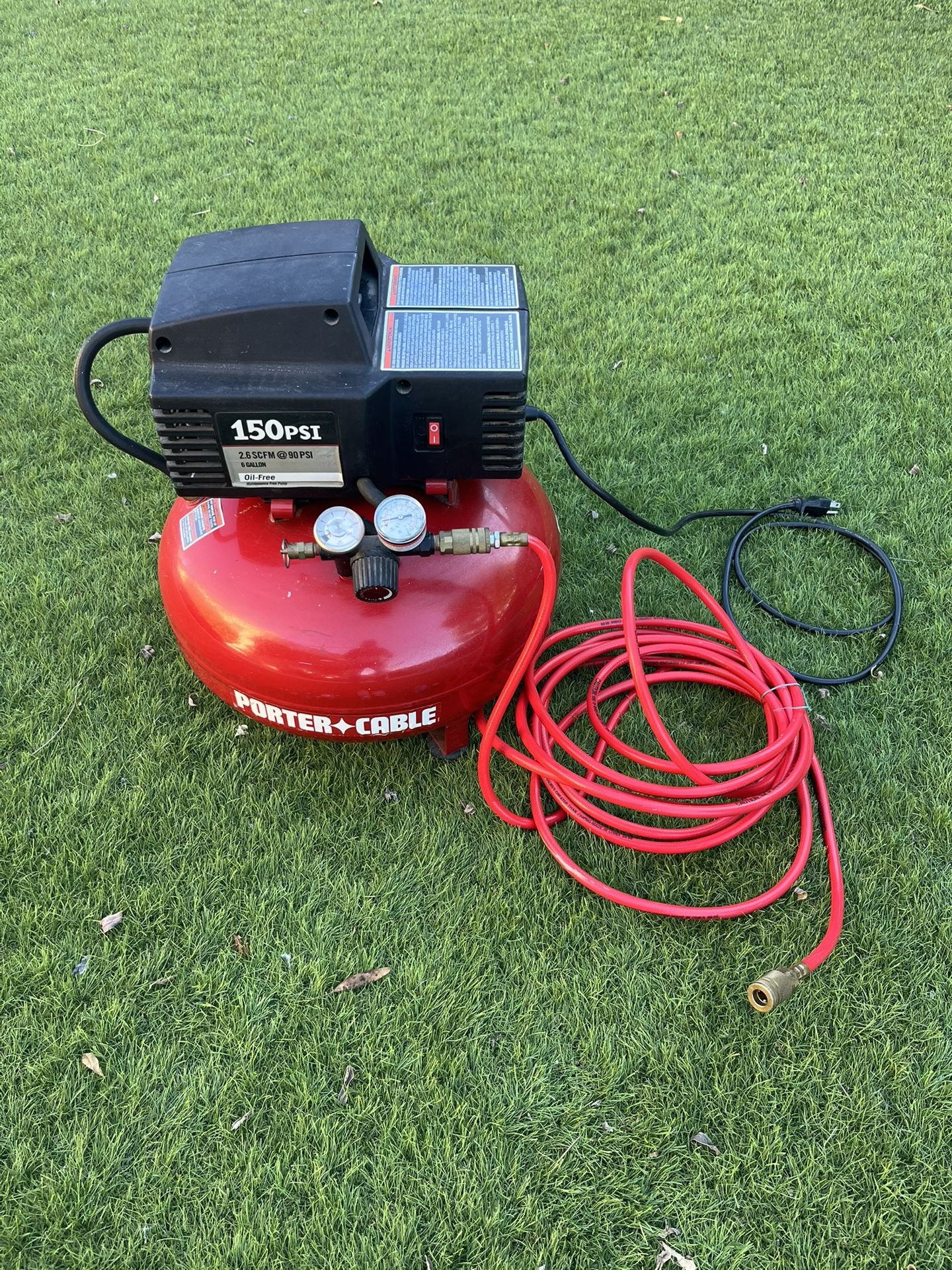 Porter Cable 150 PSI 6 Gallon Compressor