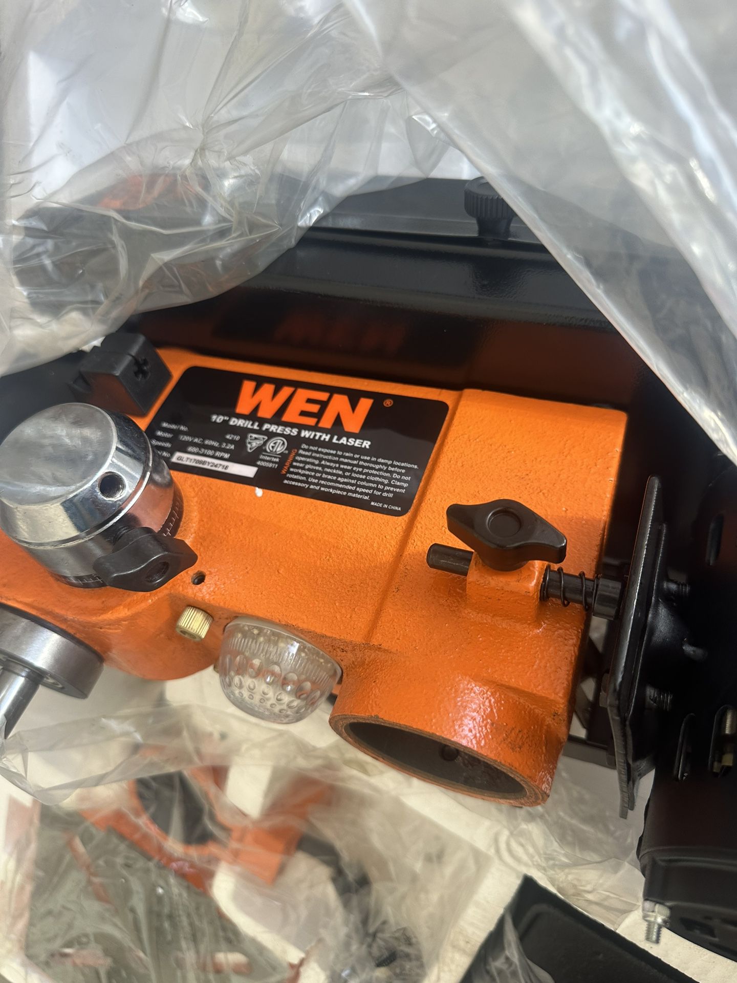 Wen 10”  Drill Press W/ Laser Brand New