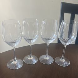 Crystal Wine Glasses by Princess House