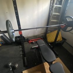 Squat Rack And Bench