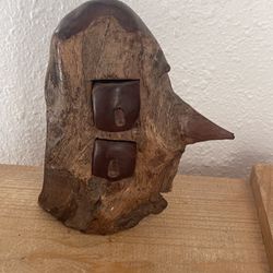 Beautiful One If A Kind Hand carved Ironwood Jewelry Trinket Box