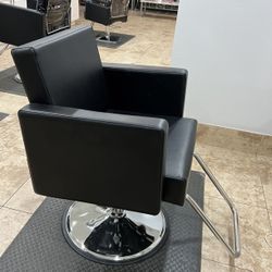 Black Styling Hair Chair