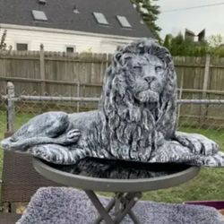 Stone Color, Lion Statue
