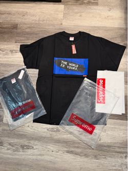 Supreme shirt size large and medium