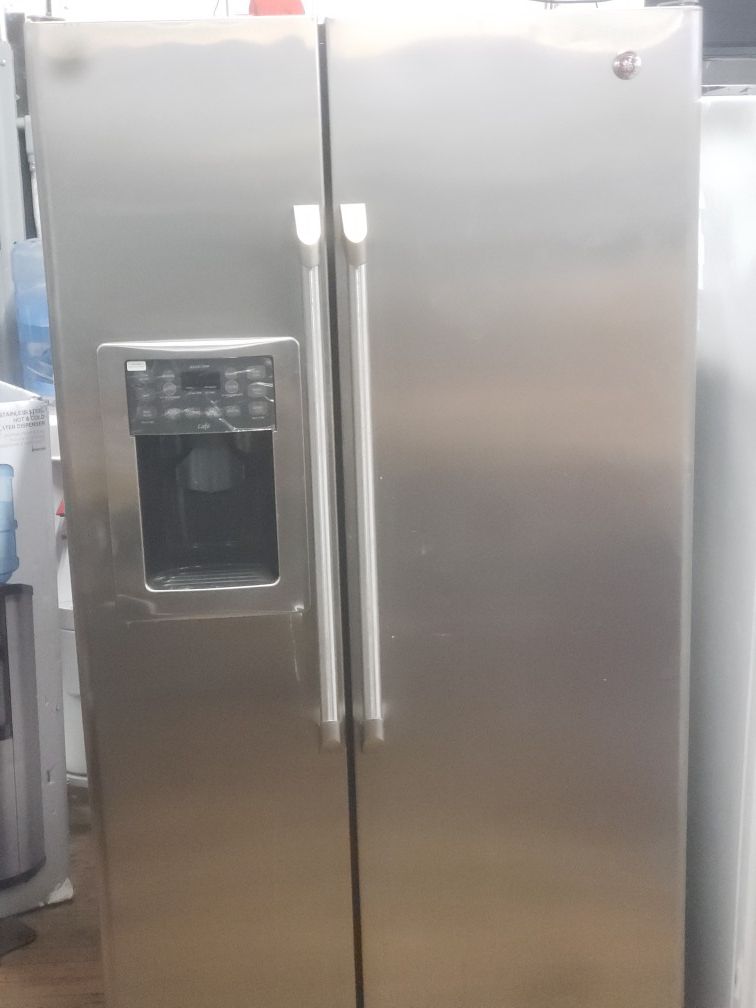 Ge cafe side by side refrigerator 36 inches