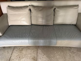 Leather couch