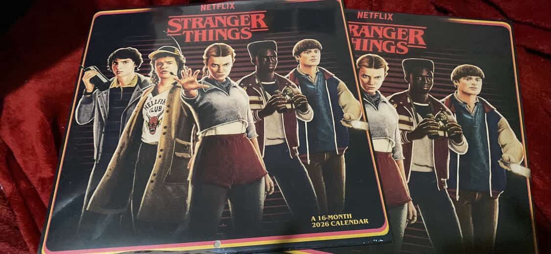 Stranger Things 2026 Calendar New Sealed