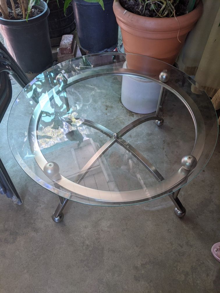 Glass table
