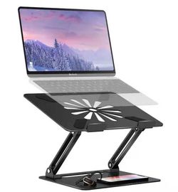 Laptop Stand Adjustable Black