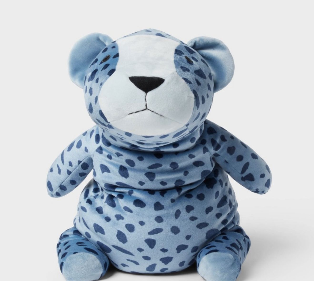 Cheetah Weighted Plush Kids’ Throw Pillow Blue - Pillowfort