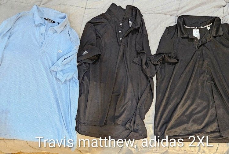 Men's Shirts, Tommy Bahama, Nike, Adiadas, KC Chiefs, Polo- L, XL, 2XL