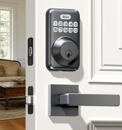 Keyless Entry Door Lock with Handle new in box $60 in n Lakeland