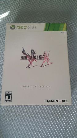 XBOX 360 FINAL FANTASY XIII-2 COLLECTORS EDITION LIKE NEW