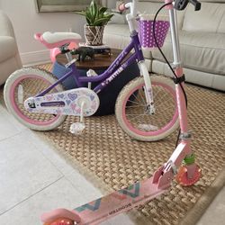 Bicycle and scooter 