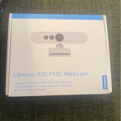 New Lenovo 510 FHD Webcam 