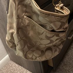 All Gold Coach Bag