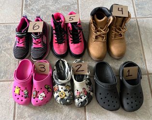 Girls assorted shoes