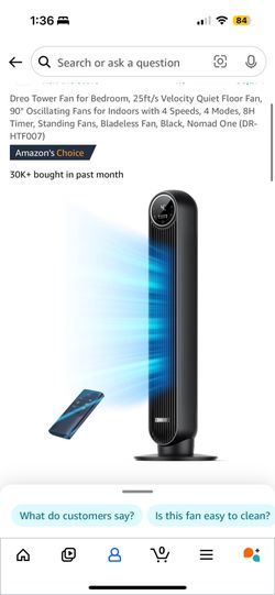 Oscillating Tower Fan