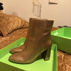 Gold Boots