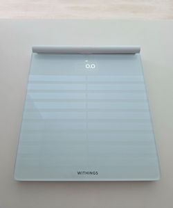 Withings Body Scan WiFi Smart Scale Segmental Body Composition Analysis - White