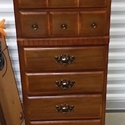 Antique Maple Lingerie Chest Dresser