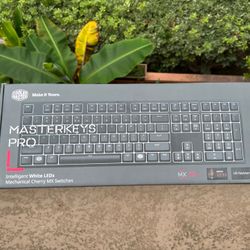 Master keys Pro Mechanical Keyboard Cherry Mx Brown Switches
