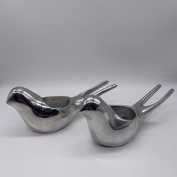 Lunares San Francisco Aluminum Candle Holder. Set Of 2 Pieces