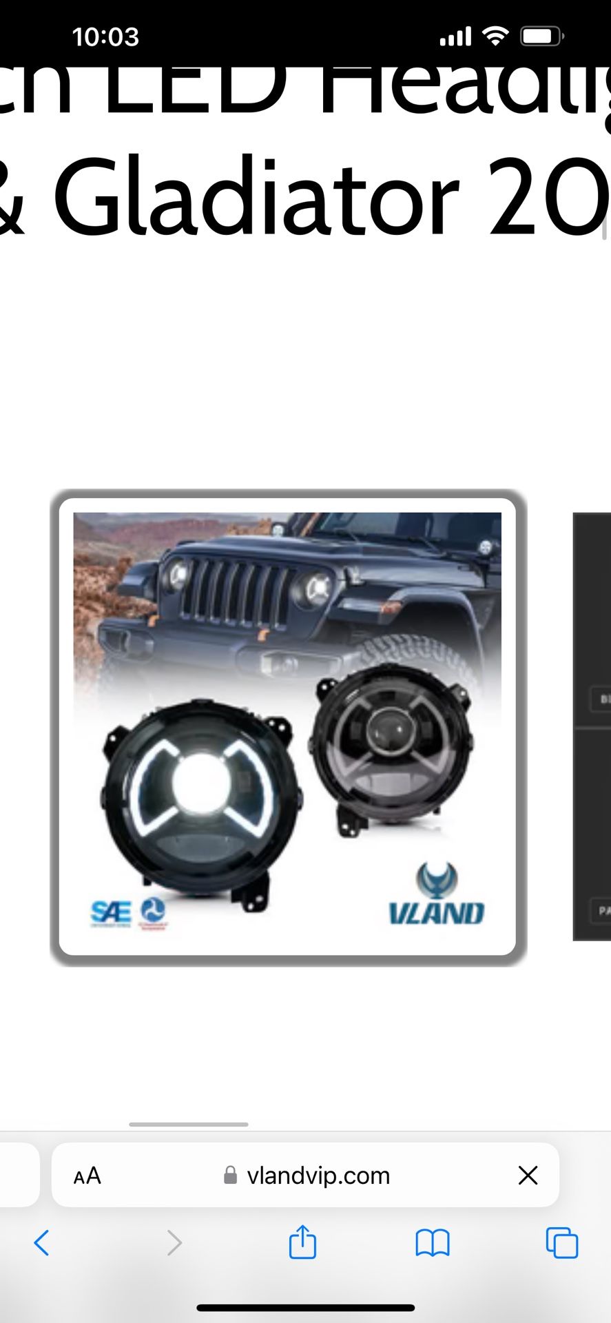 New Headlights For Jeep Wrangler 