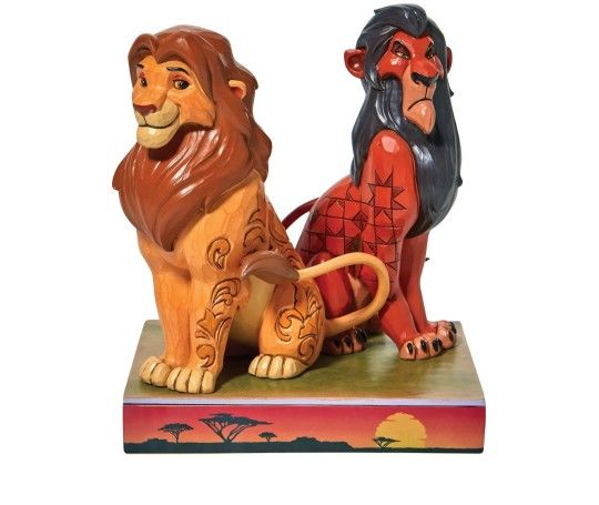 Simba and Scar Figure Disney NEW