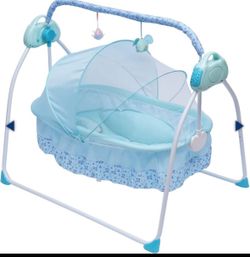 TFCFL Electric Baby Crib Cradle, 5-Speed Baby Bassinet Auto Rocking Chair Bed - Brand New in Box