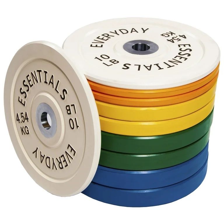 Brand New 260lb Olympic Bumper Plate Set