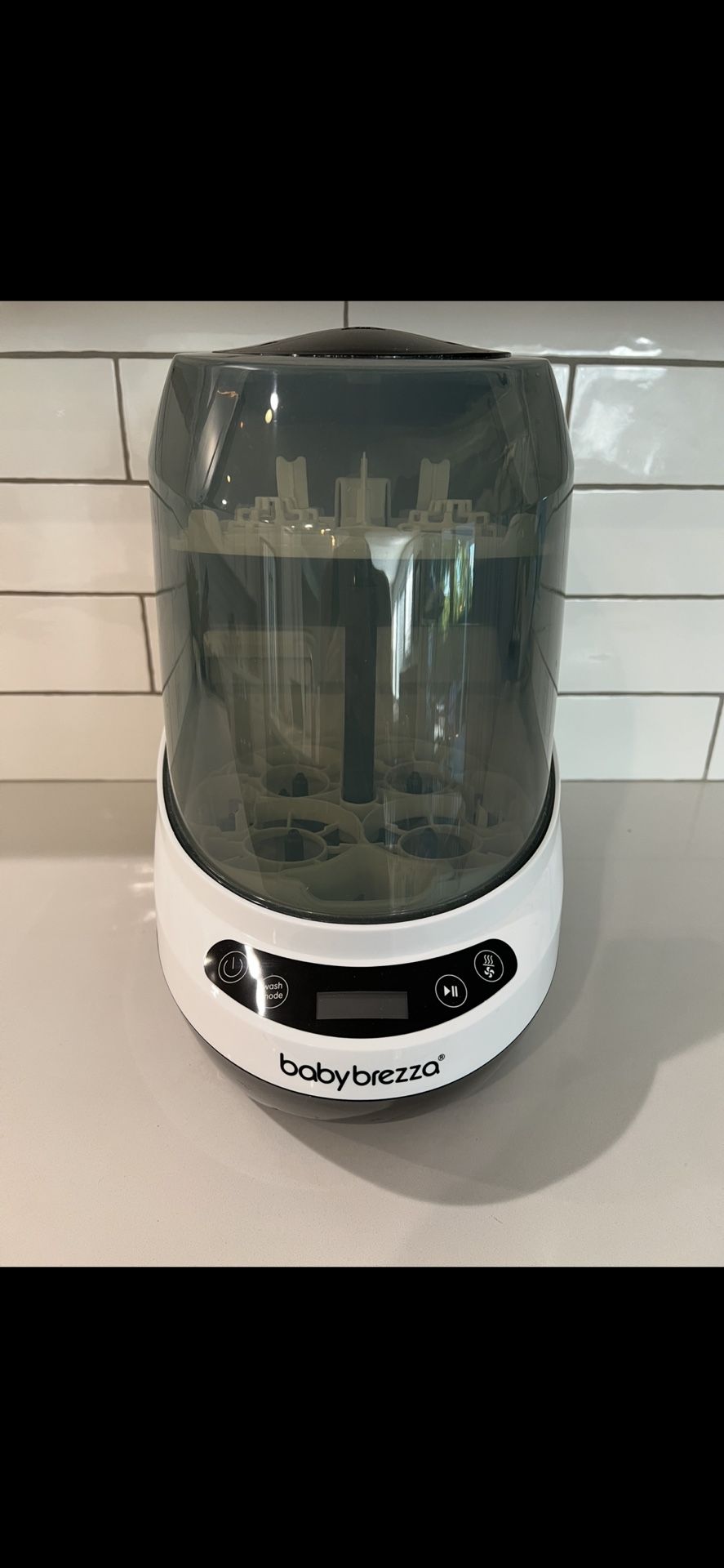 BABY BREZZA Bottle Washer Pro®, White/ Black